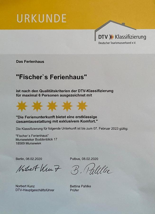 Fischer'S Ferienhaus Ruegen Mit Sauna Und Kamin Ummanz Екстер'єр фото